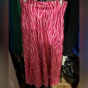 Pink Zebra Skirt